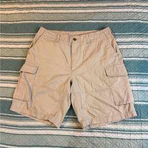 Polo Ralph Lauren Shorts Mens 33 Khaki Relaxed Fit Cargo Pockets